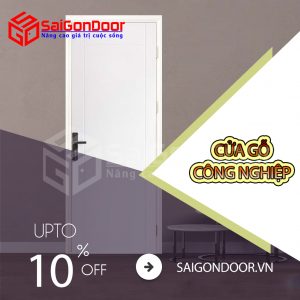 Cửa gỗ công nghiệp MDF đa dạng màu sắc kiểu dáng độc đáo và hiện đại
