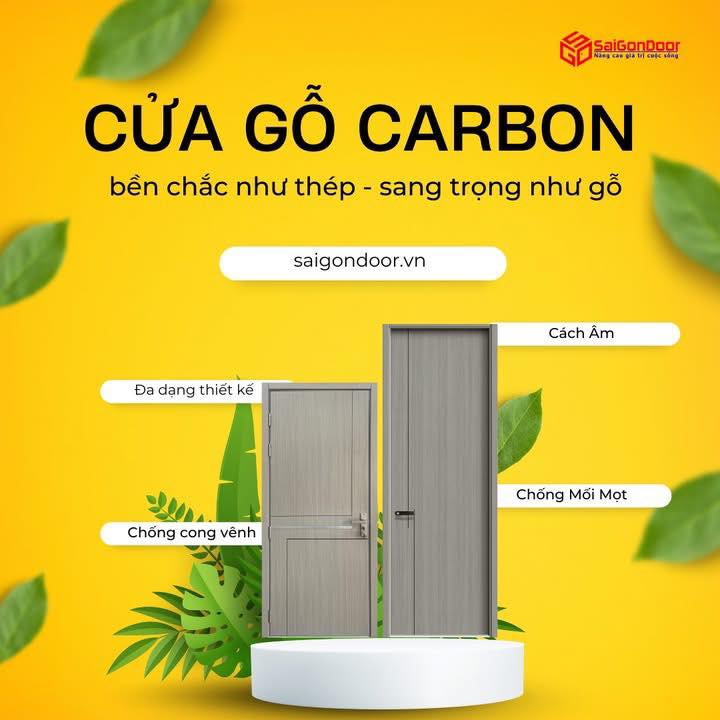 Cửa gỗ Carbon – Giải pháp cửa hiện đại, bền đẹp cho mọi công trình