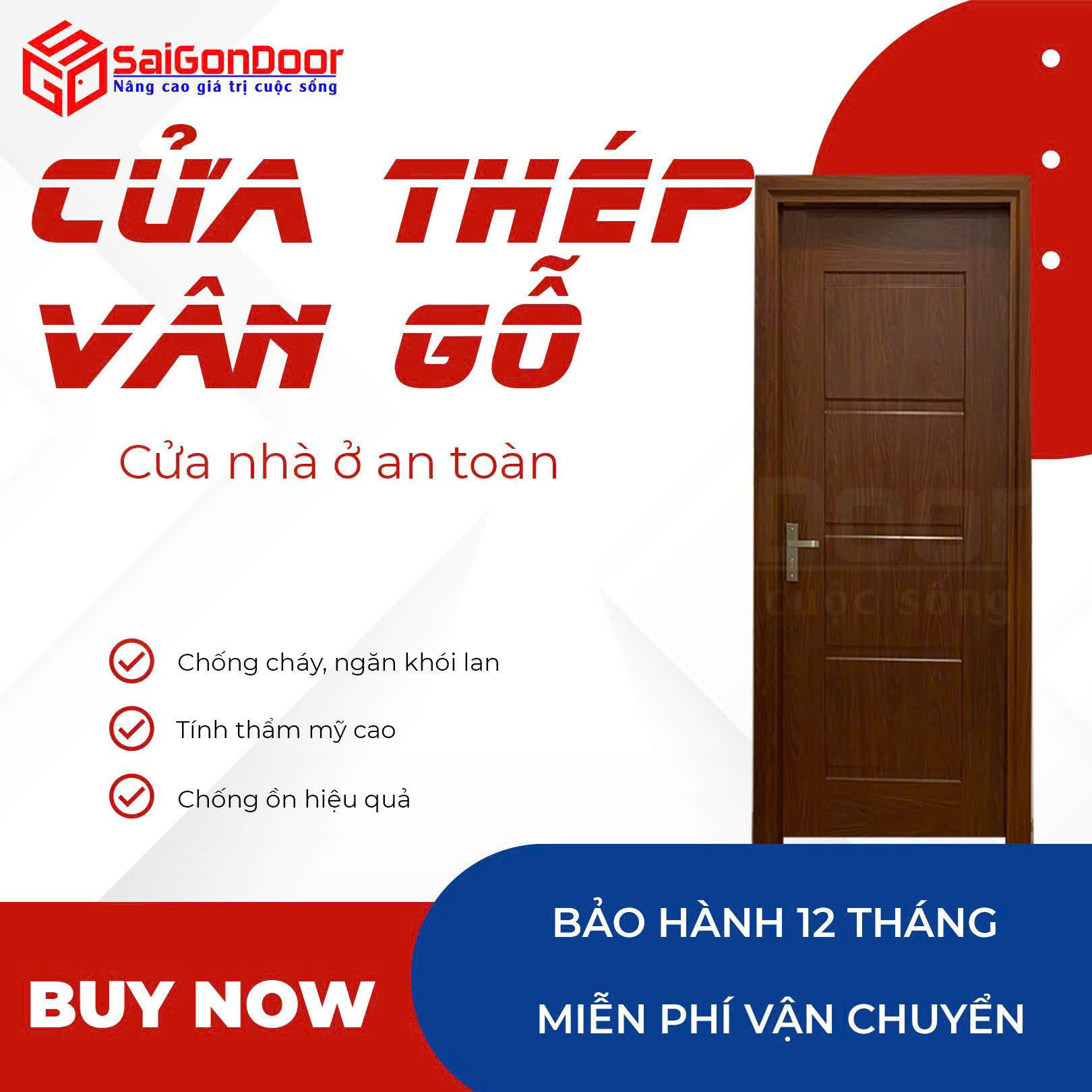 Cửa Thép Vân Gỗ: Giải Pháp Hoàn Hảo Cho Nét Đẹp Sang Trọng Và An Toàn Vượt Trội